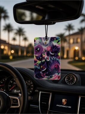 Gengar Squad Hanging Air Freshener - Smells like Grapes